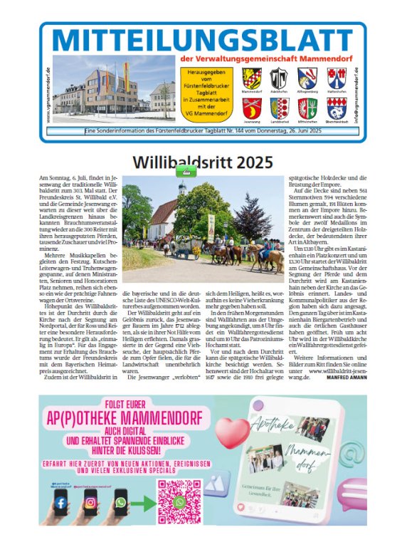 Mitteilungsblatt Juni 2025