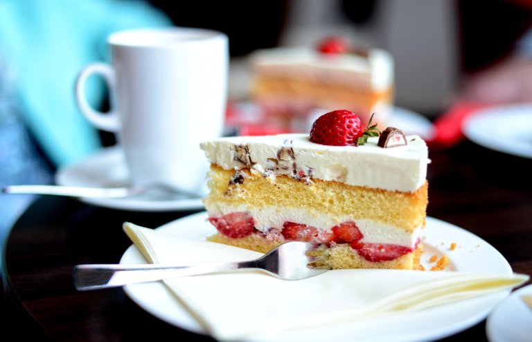 Erdbeerkuchen
