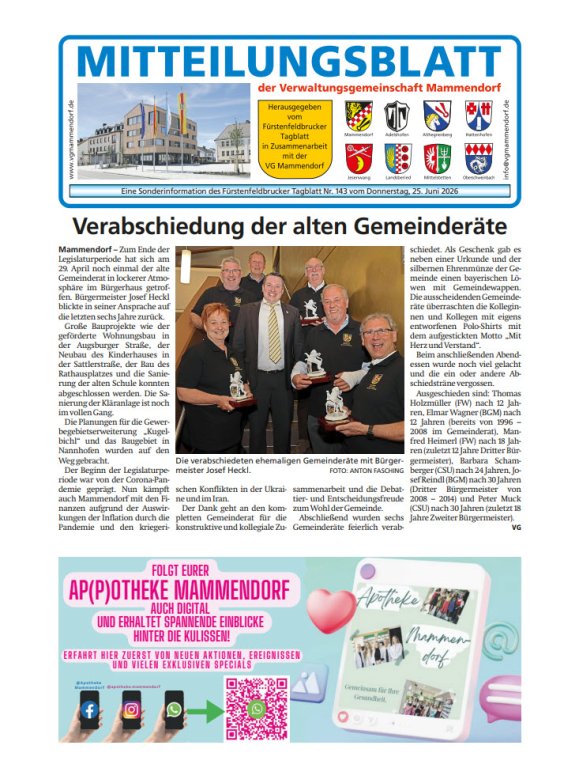 Mitteilungsblatt Juni 2026